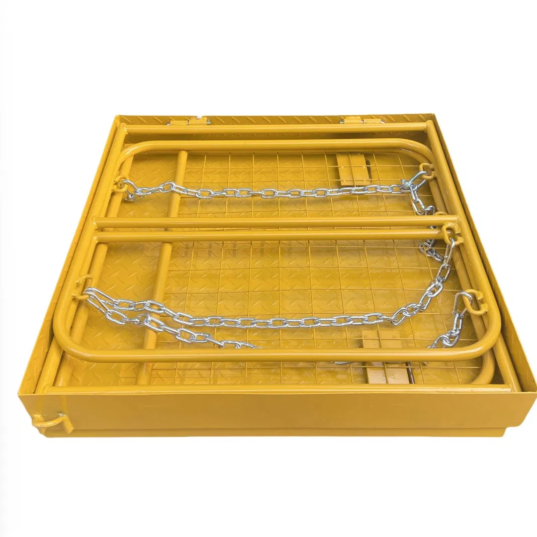 Heavy Duty Foldable Forklift Safety Cage Work Platform (CE & ISO9001 Certified) Aerial Work Man Basket Lift Attachment