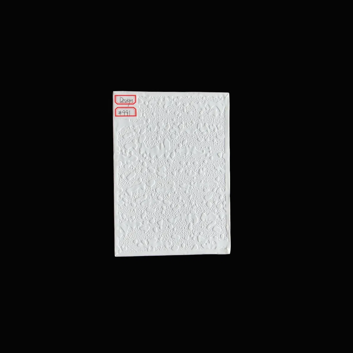 PVC Laminated Gypsum Board with Fireproof Class B1 and Non-Covered Edges