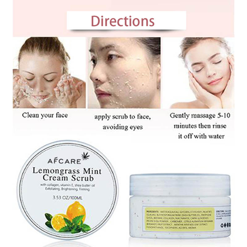 OEM Private Label Natural Organic Body Care Restoring Exfolia Deep Cleansing Papaya Face & Body Scrub blue Collagen Body Scrub Dry Body Scrub
