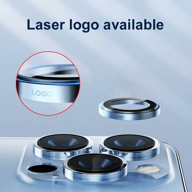 Защита камеры iPhone 14-17 Pro Max, сапфировое стекло