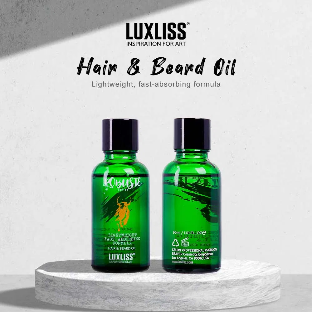 100% Natural Ingredients Men Best Organic Hair & Beard Oil