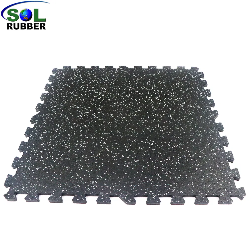 Sol Rubber Non-Toxic Rubber Top EVA Puzzle Tiles Gym Flooring