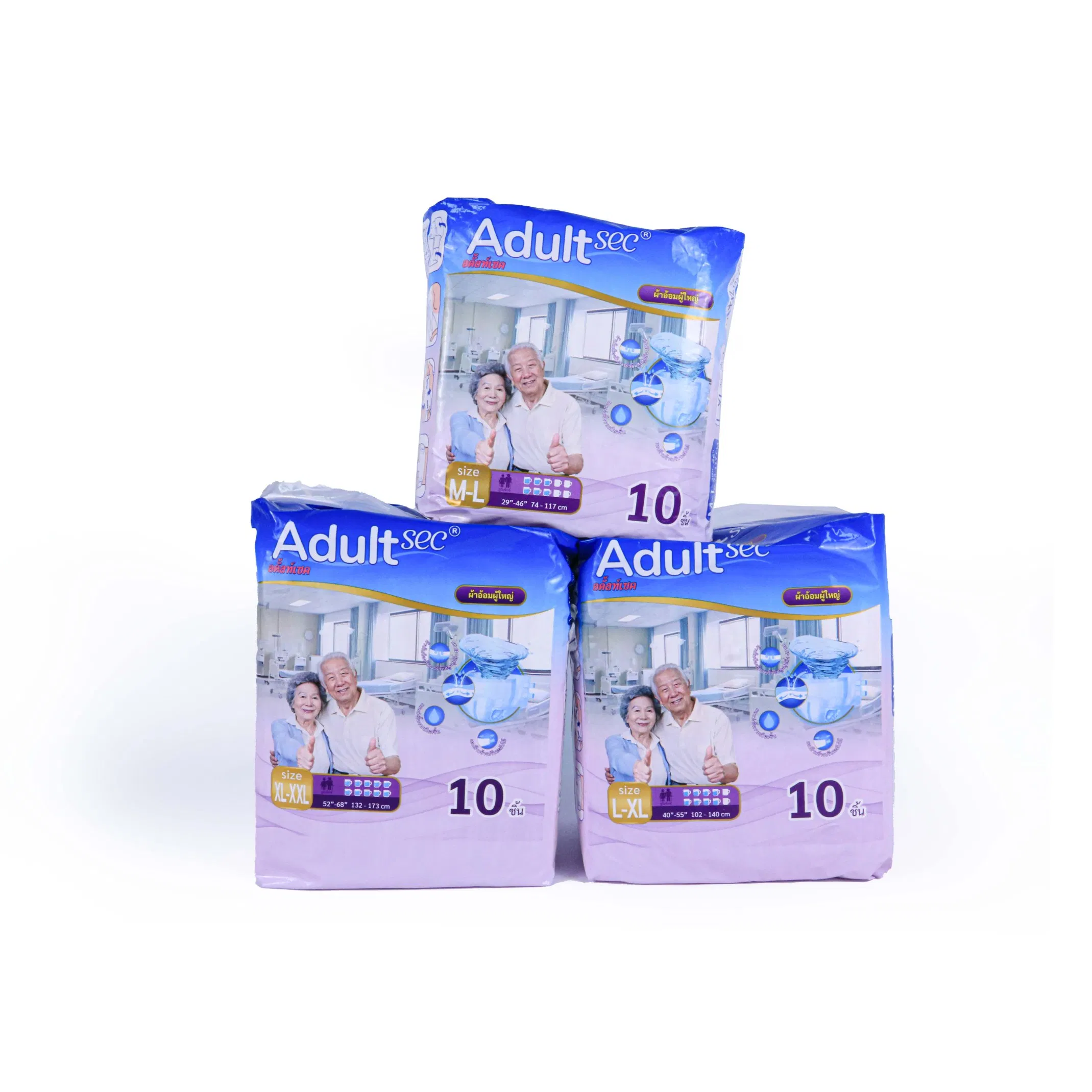 Adultsec Wholesale Adult Clothlike Diapers for Hospital Use From China