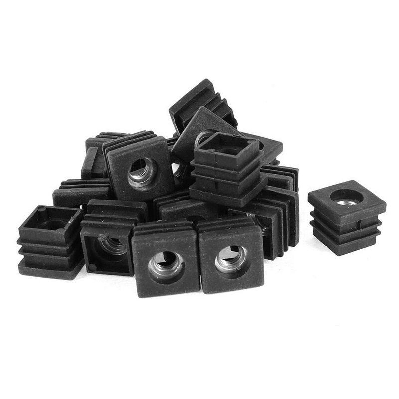 Square End Caps Tubing for Plastic Plug Cap Cover Tube Table Chair