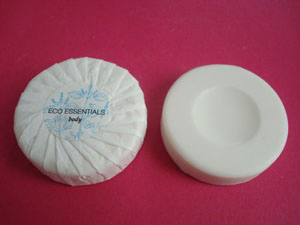 Hotel Soap with Plastic Box Wrapped for Hotel Room Using
