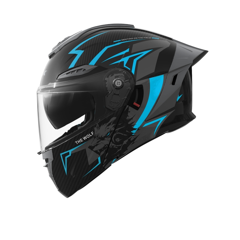 Dual-Function Flip-Up ABS Motorcycle Helmet with Ventilation