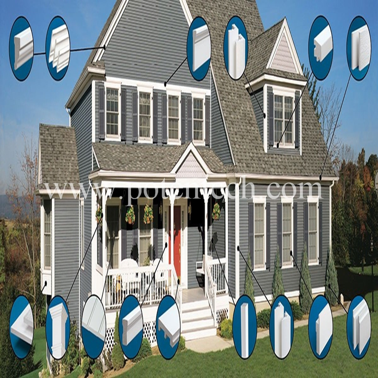 Life Time No Rot Warranty PVC Back Band Moulding