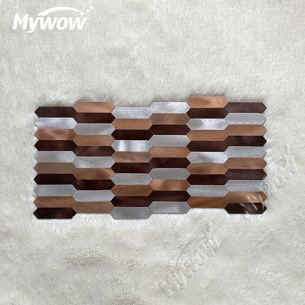 Самоклеящаяся 3D зеркальная плитка для стен