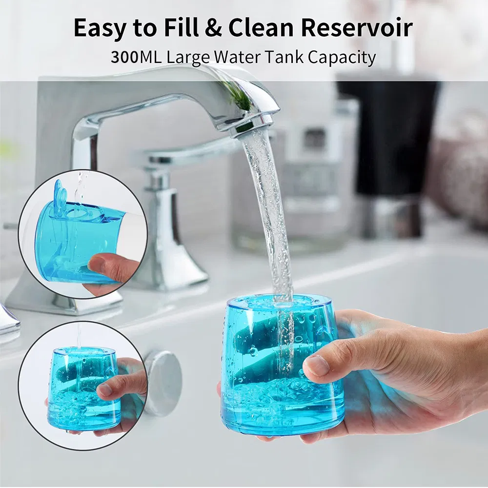 Portable Household Electric Dental Water Flosser Cordless Teeth Cleaning Flosser with FDA