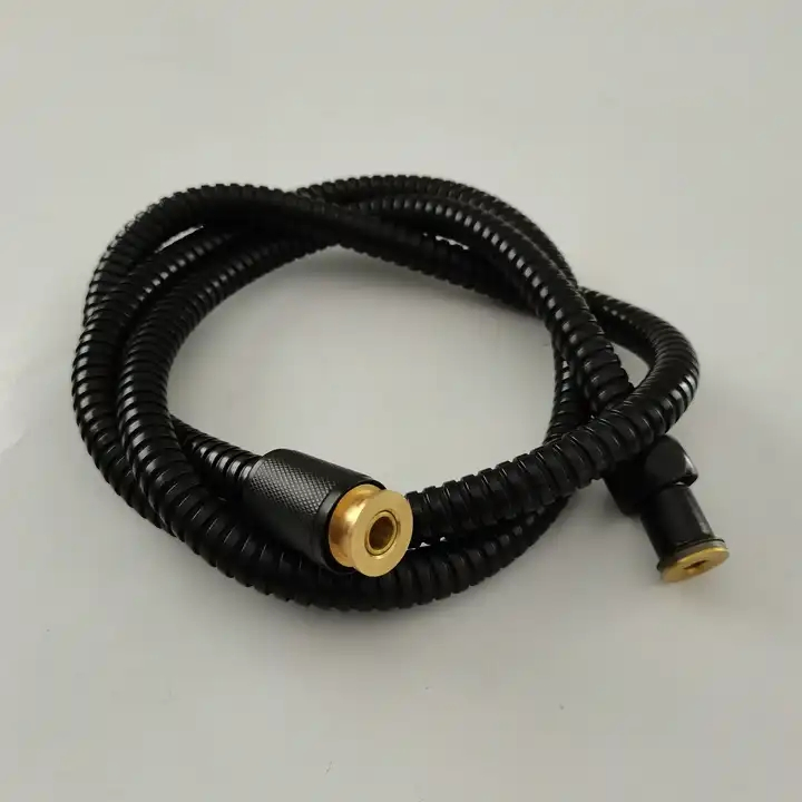 High Quality Ultra-Flexible Black Spray-Painted Stainless Steel Black Shower Hose