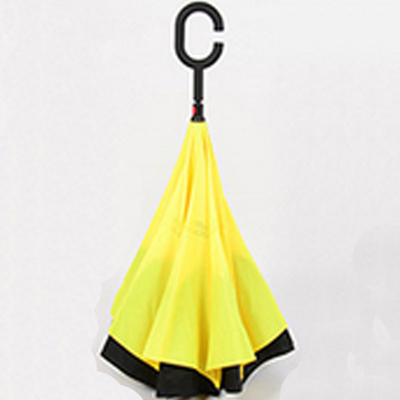 C Handle Windproof Double Layer Windproof Reverse Easy Carrying Inverted Reverse Umbrella