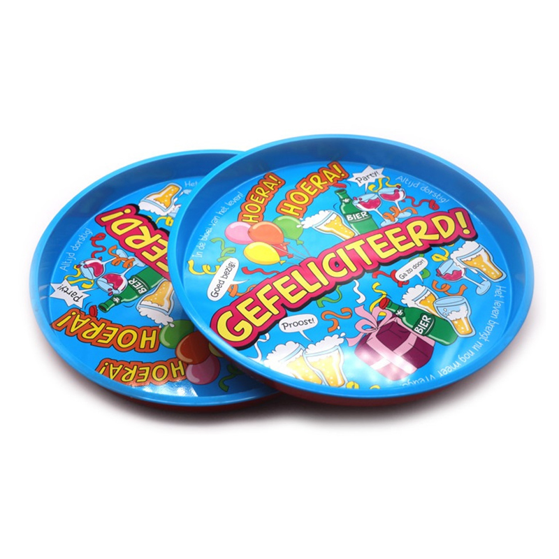 Customized Large Fast Table Plastic Designer Wooden Food Trays Tray Serving Tray