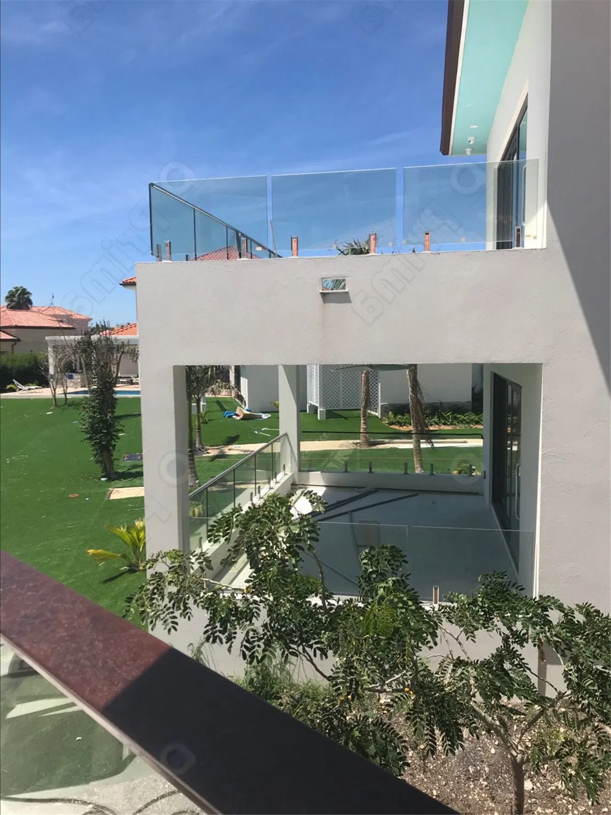 Prima Housing Pool Spigot Glass Railing Factory Wholesale Price