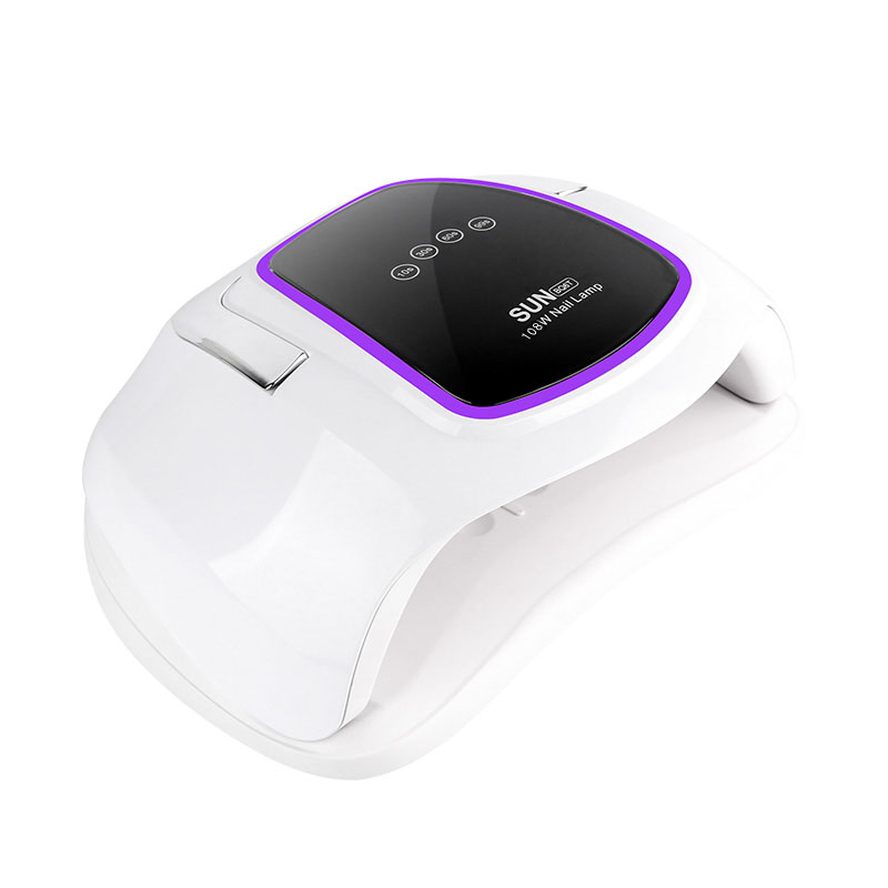 108W Power Double Hands Portable Automatic Sensor UV LED Nail Lamp