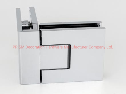 Brass Forged Bathroom Hinged Glass-to-Glass 90 Shower Room Fittings