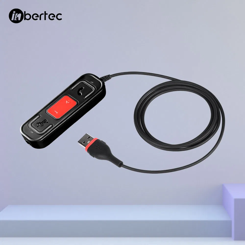 Кабель для гарнитуры Teams с контролем звонков 3.5мм/USB