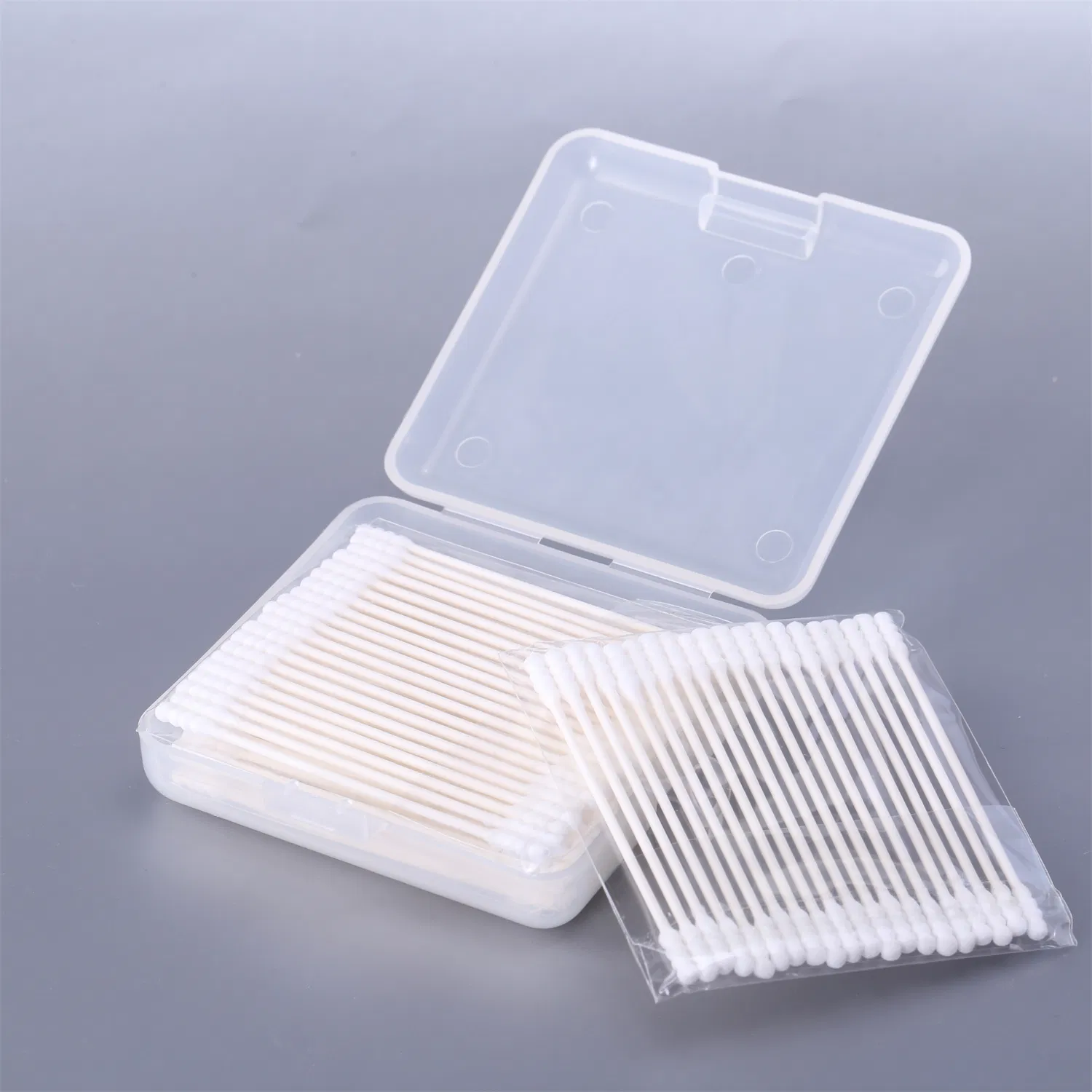 Bebe Double Spiral Head Cotton Swabs Disposable Super-Fine Paper Stick Cotton Buds for Traveling