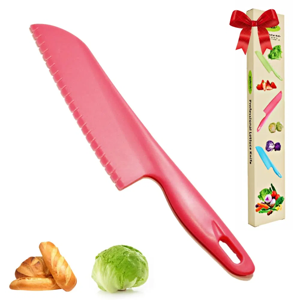 Multicolor Professional Knife Plastic Knife Cooking Cutting Serrated Knives