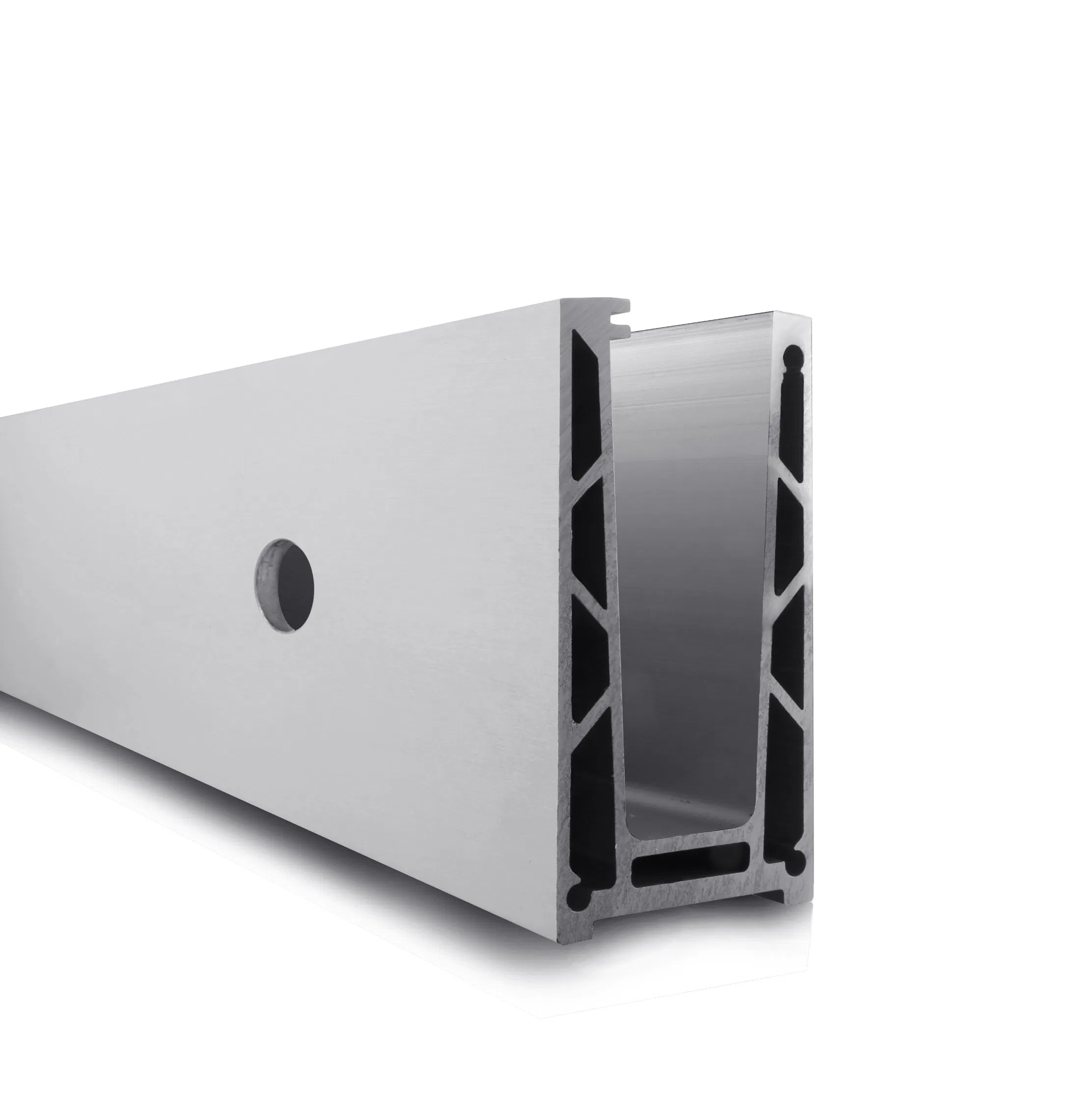 BS6180 Tested Adjustable Top Mounted Base Shoe Aluminium Glass Balustrade Glass Railing/Aluminium Railing