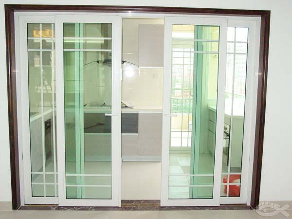 Conch 60mm UPVC Sliding Door for Balcony Garden and etc
