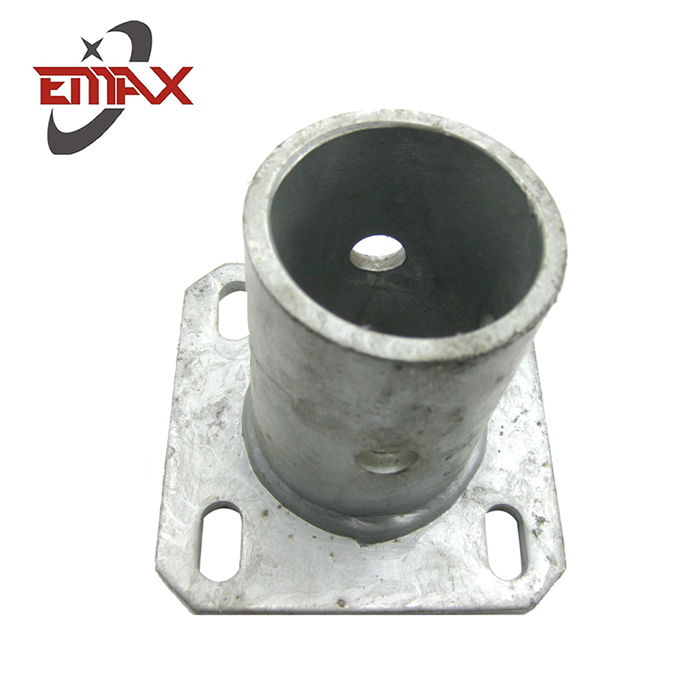 Оцинкованное основание для крепежа лестниц и заборов