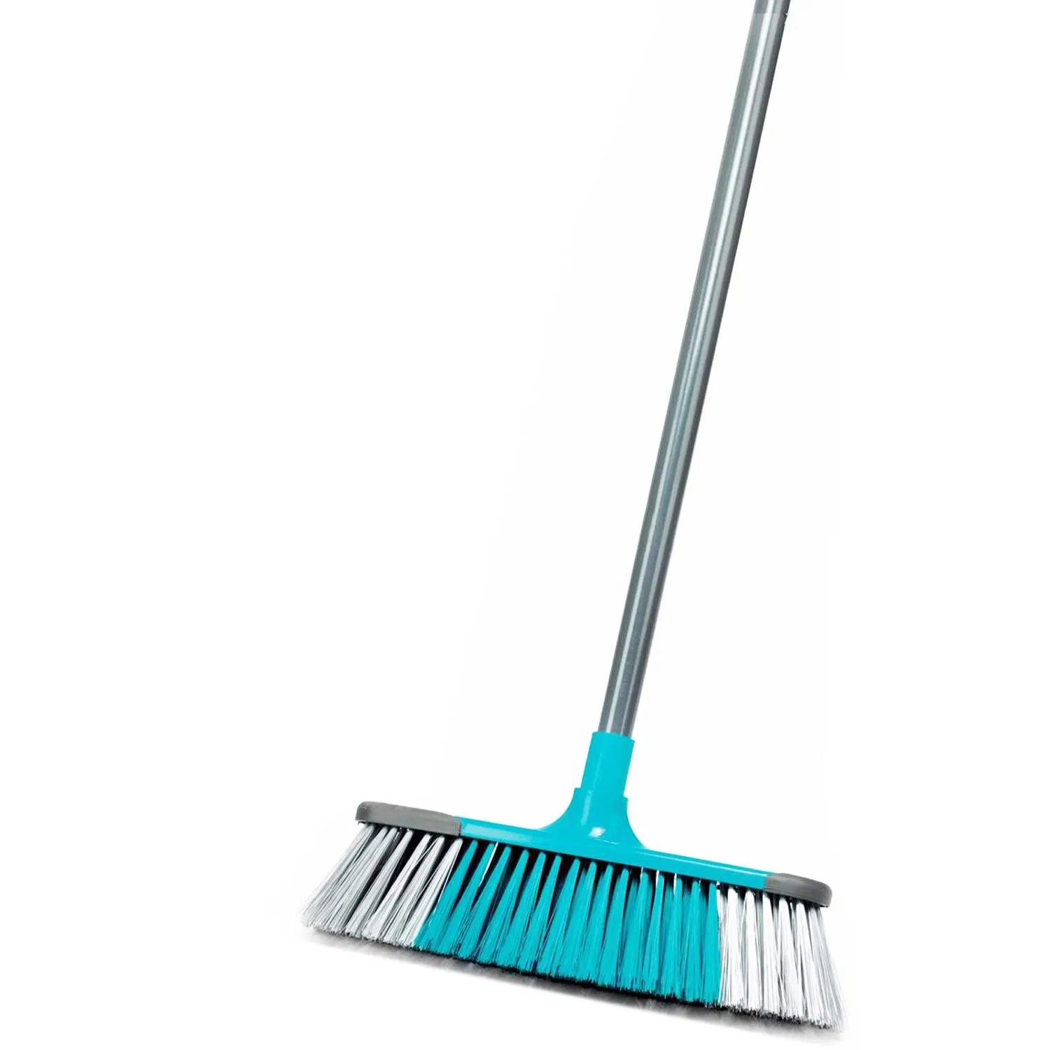Broom and Dustpan Sets Iron Handle Broom TPR Grip 3 Piece Pole