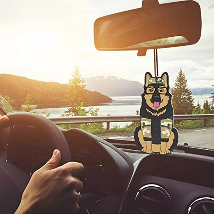 China Factory Direct Sale Long Lasting Scents Hanging Paper Air Freshener Custom Logo for Car