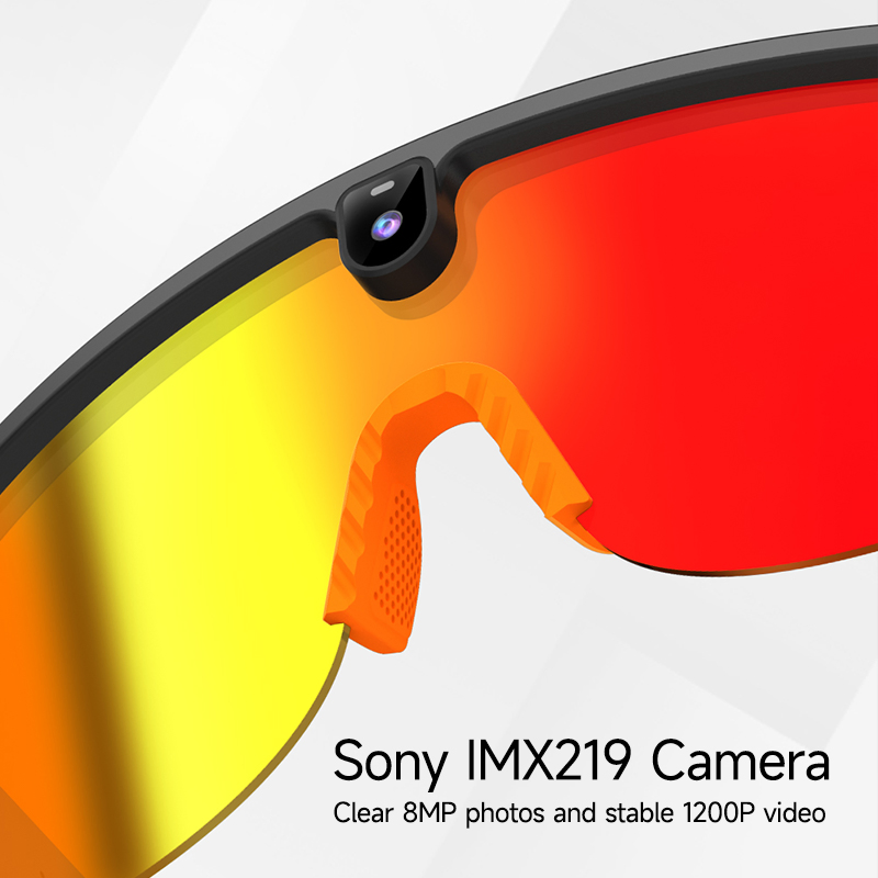 800W Ai Smart Camera Glasses for Phone Calling Voice Ai Assistant Music Player Video