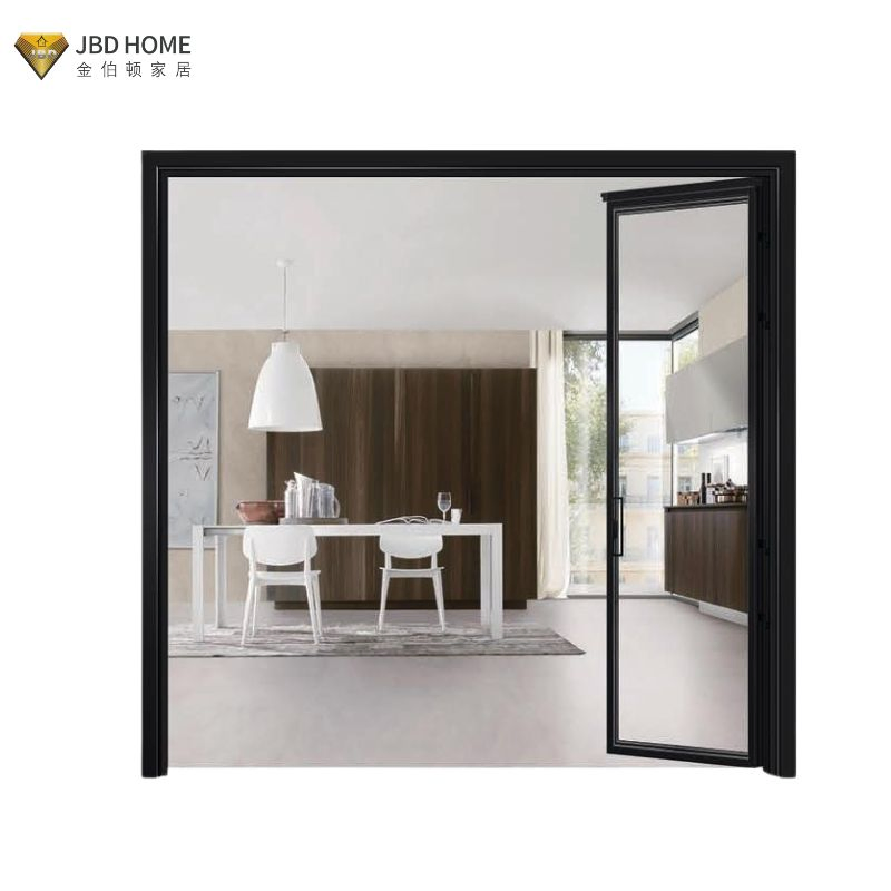 Modern Sleek Brown Tinted Aluminium Sliding Glass Door for Kitchens