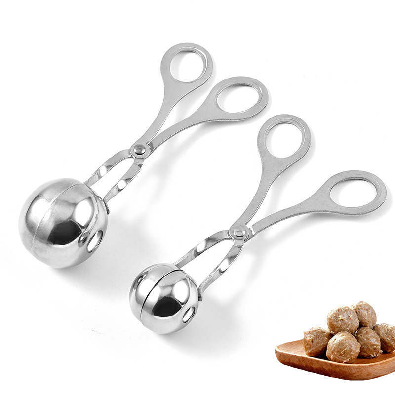 Customized Stainless Steel Ball Making Kitchen Tool Fried Fish Ball Rice-Meat Dumplings