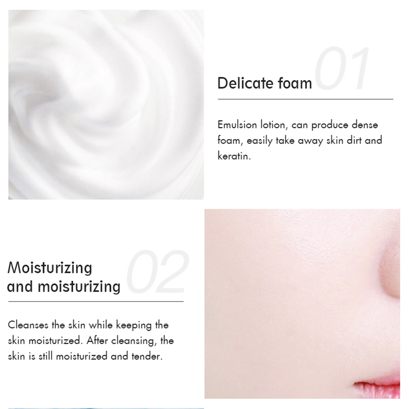 Top Skincare Organic for You Blackheads Remover Amino Acid Foaming Facial Cleanser