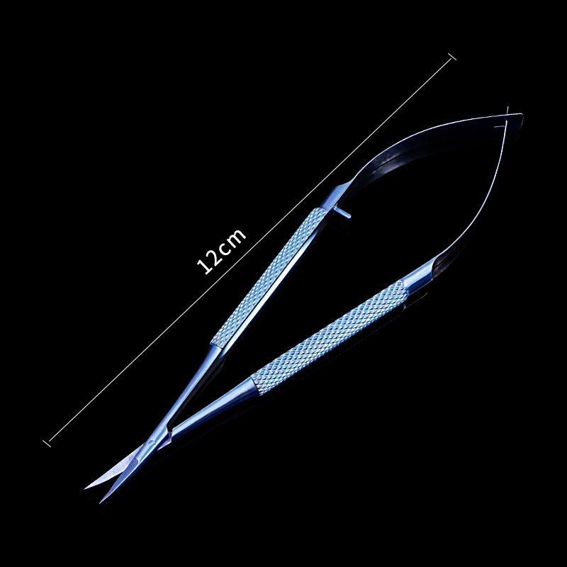 Chinese Kewo Premium 12cm Round Handle Corneal Scissors Design