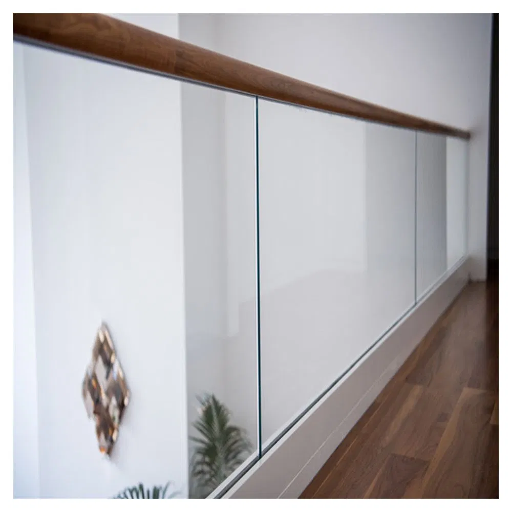 U Channel Glass Railing Style Indoor Stair High Quality Railing