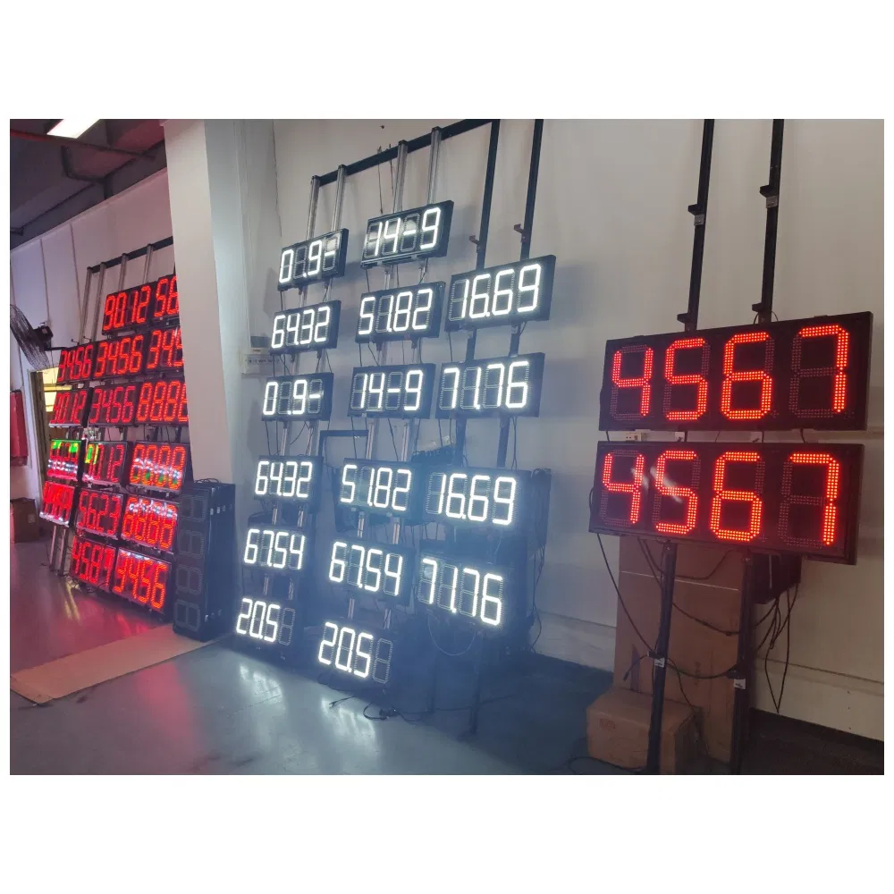 Outdoor Digital 7 Segment 12 Quot Inch LED Petrol Displays for Gas Station Oil Petrol Fuel Price