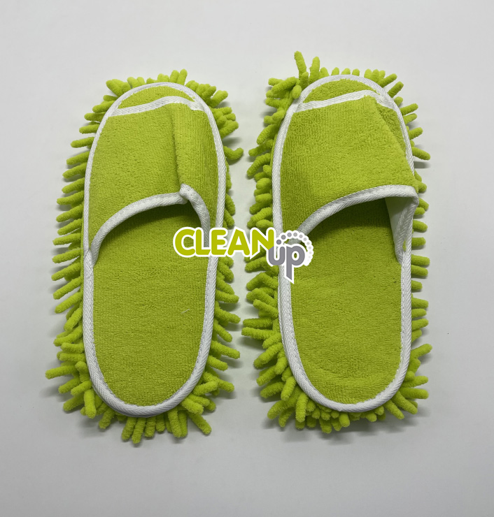 New Design House Cleaning Use Plush Slippers Indoor Winter Chenille Clean Slipper