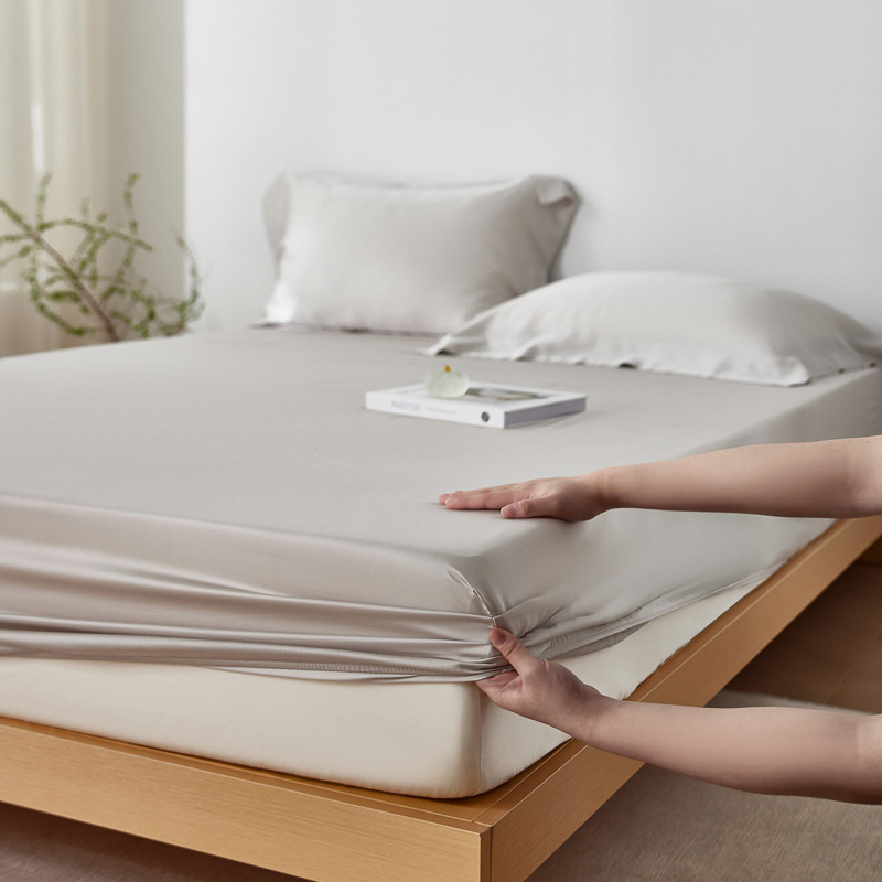 Luxury Cool Max 0.26 100s 100% Tencel Mattress Protector Cover Fitted Sheet