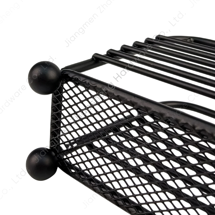 Desktop Wire Roll Paper Caddy Stand Metal Napkin Holder for Dining