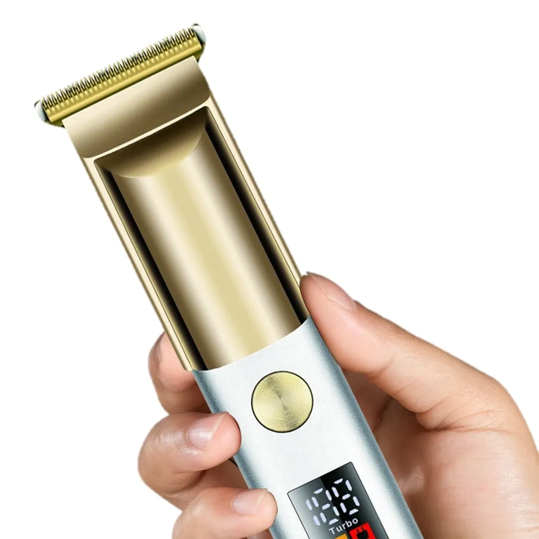 Electric Plastic Body Digital Trimmer Rechargeable Hair Clipper