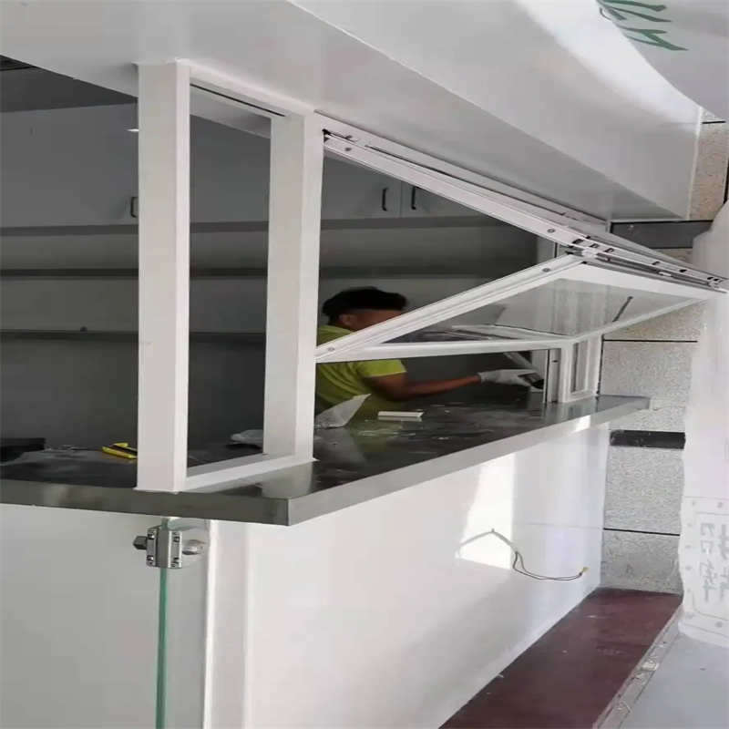 High Quality Burglar Bars Aluminium Windows Single Top Hung Aluminum Window