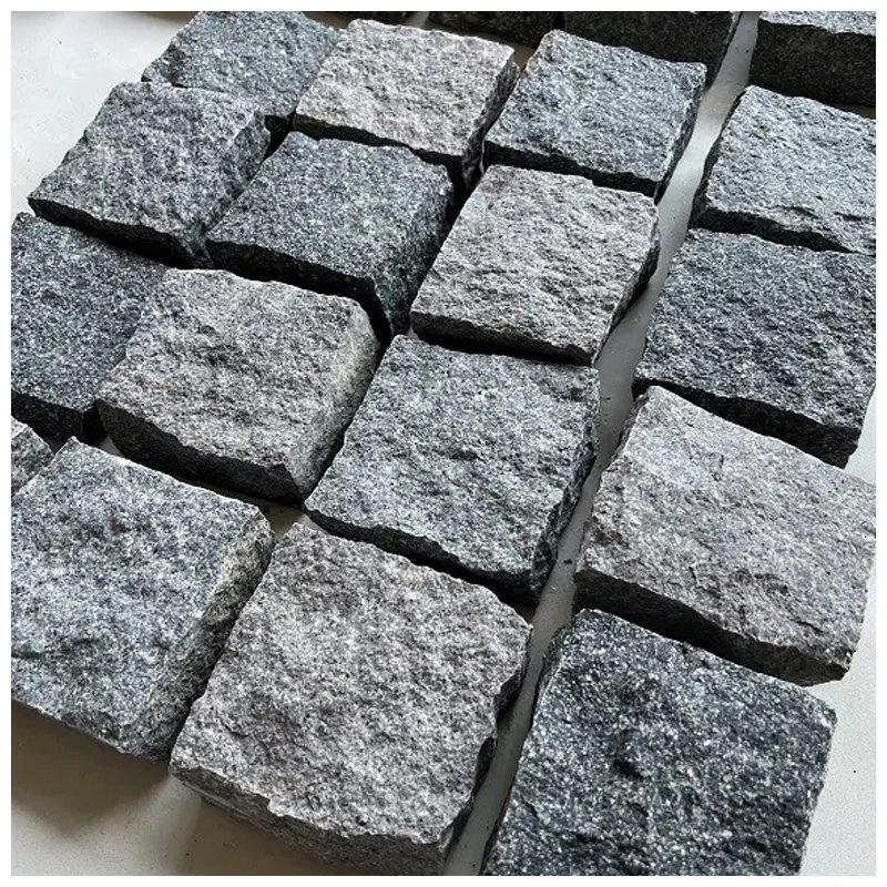 Natural Split Green Porphyry Exterior Cube Pavers