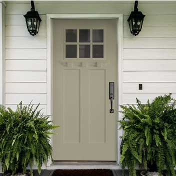 Foshang Factory Hot Sale Popular Custom Entrance Wood Door for Commercial Building