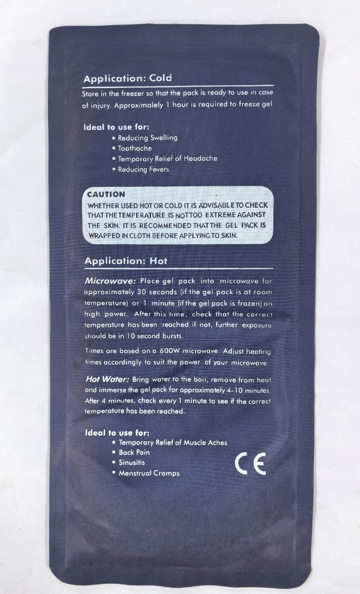 Medical Reusable Cool Gel Pack Reusable Hot Cold Gel Pack