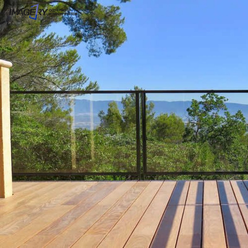 Good Price Tempered Glass Aluminum Terrace Balustrade Railing System
