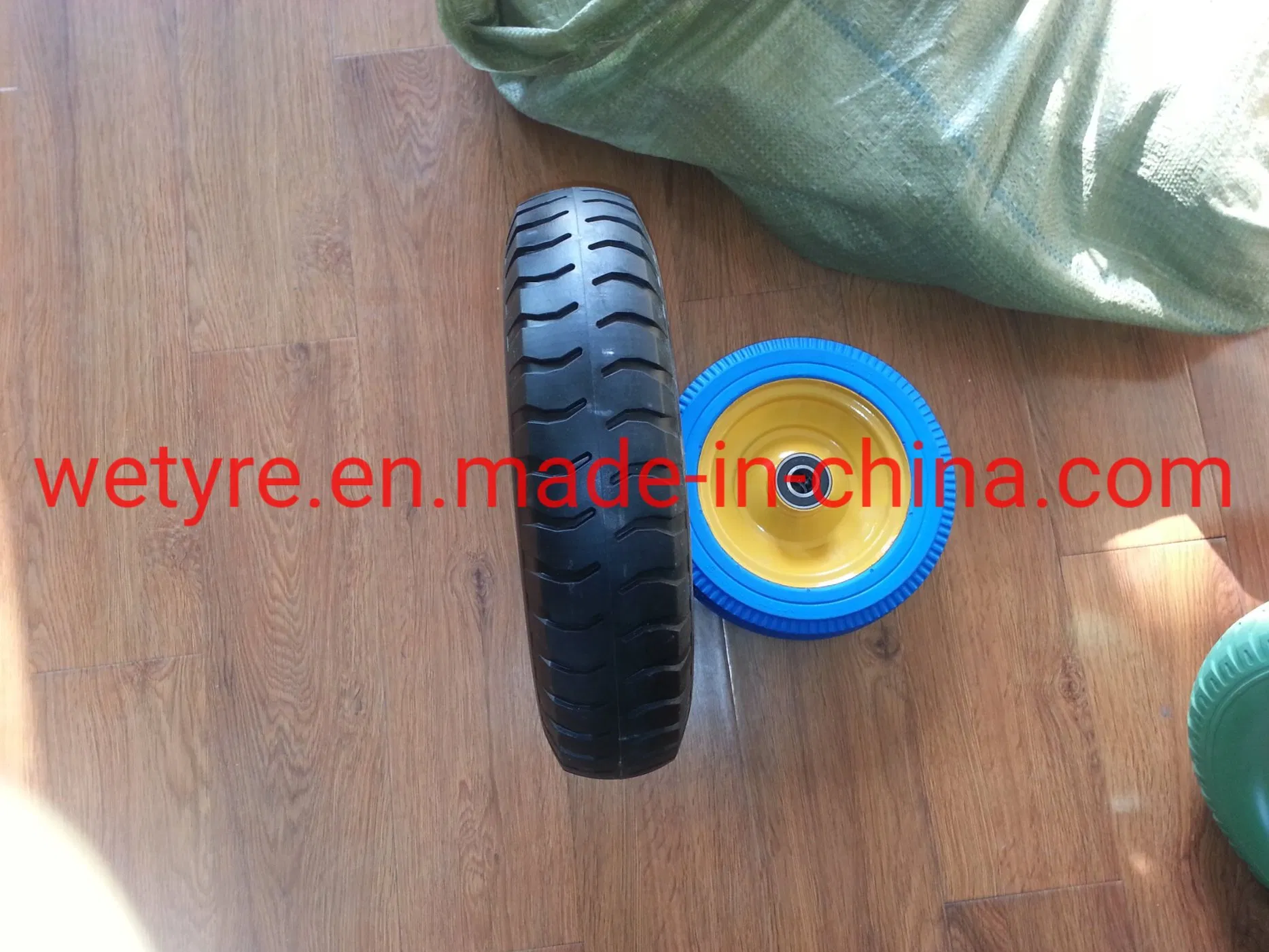 Good Quality Non-Flatable High Load Capacity Durable PU Foam Wheel (3.00-8)