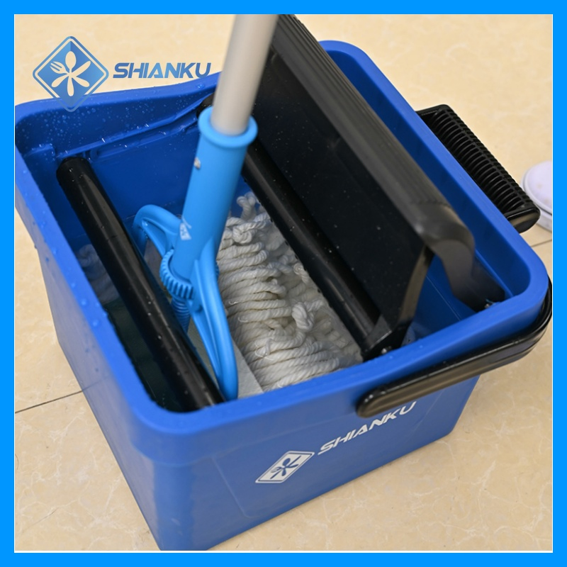 Shianku Food Grade 16 L Drain Mop Bucket with Foot Pedal