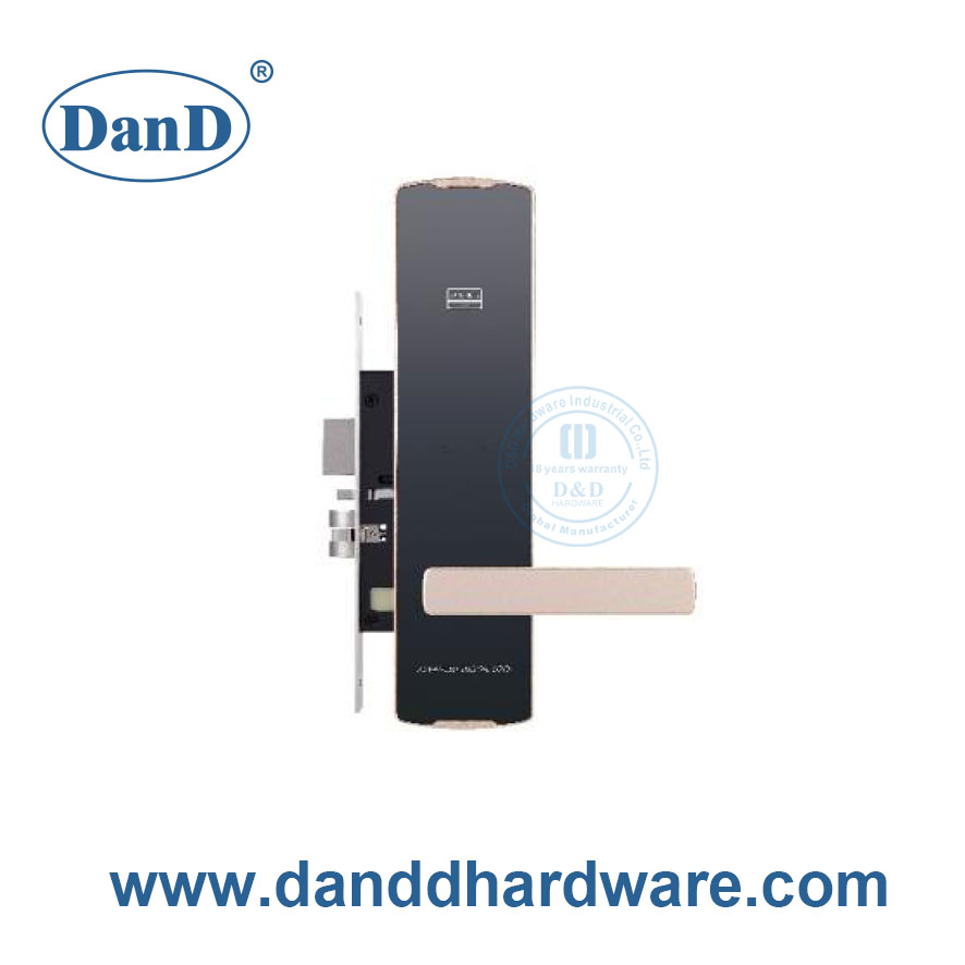 Miface Card Stainless Steel Electronic Keyless Room Security Smart Hotel Door-Locks