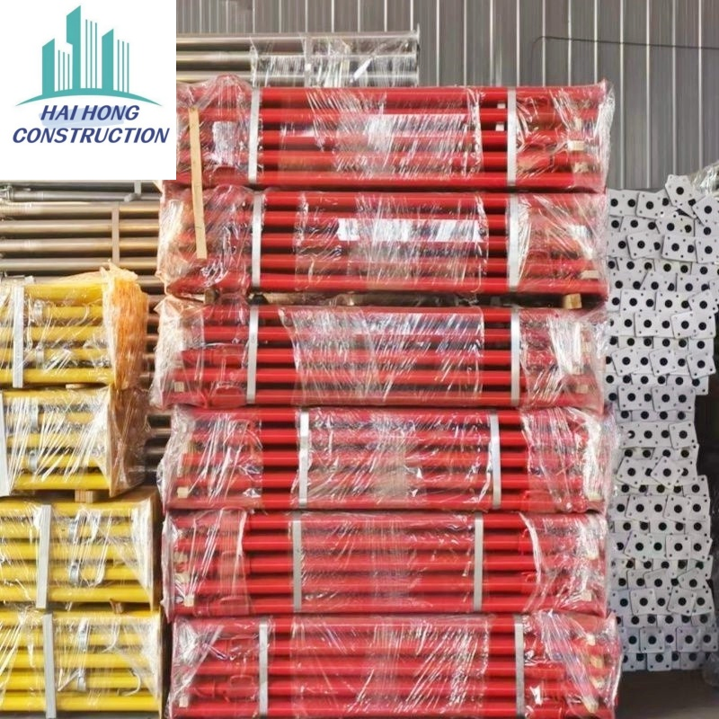 Powder Coated Adjustable Scaffolding Steel Prop Metal Jacks Shoring Metal Props