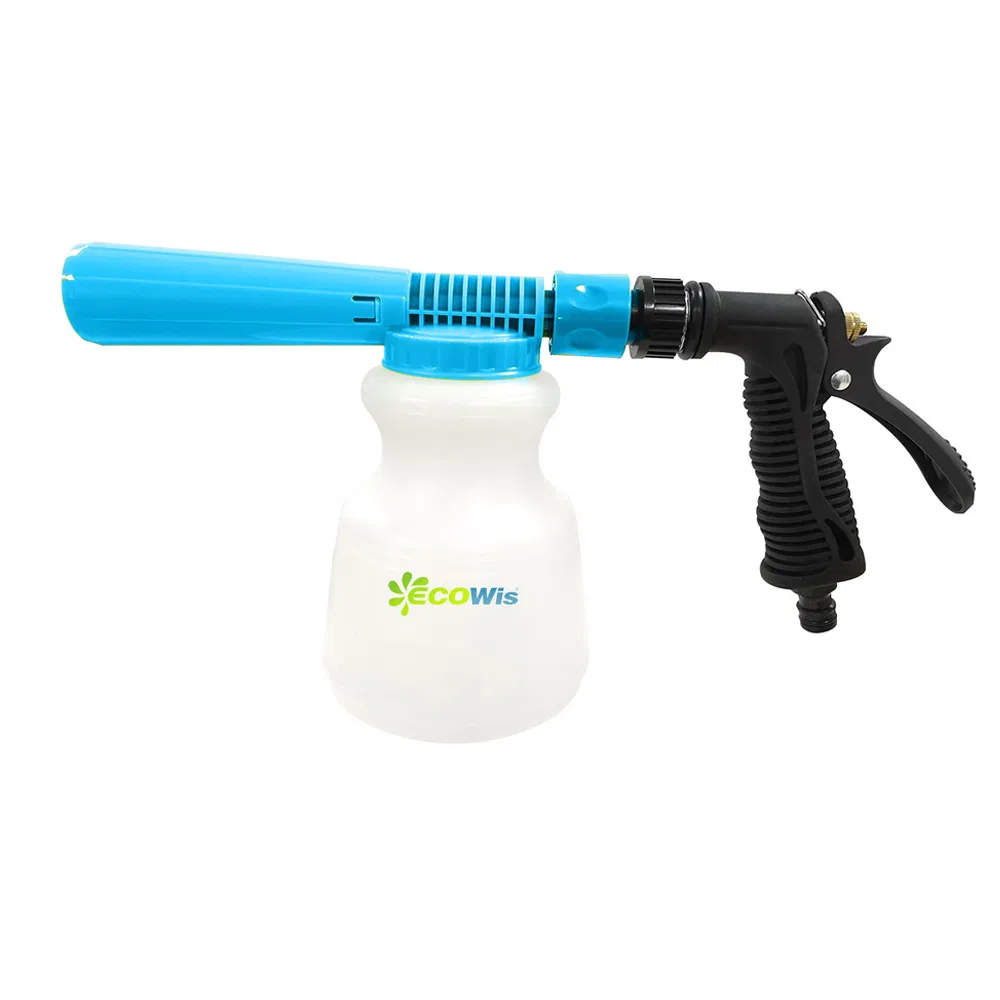Car Care New Design 1L Capacity Cleaning Water Foam Cannon Brass Connecting Vehicle Washing Snow Foam Gun