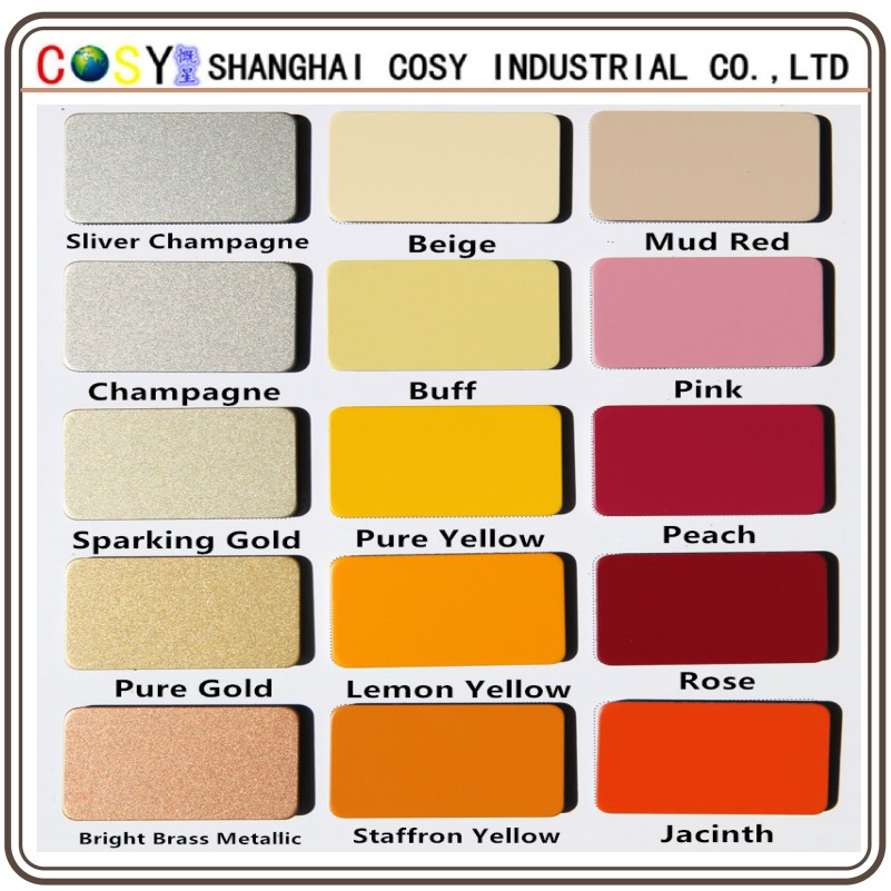 Colour Aluminium Composite Panel with Excellent PE/ PVDF Coating