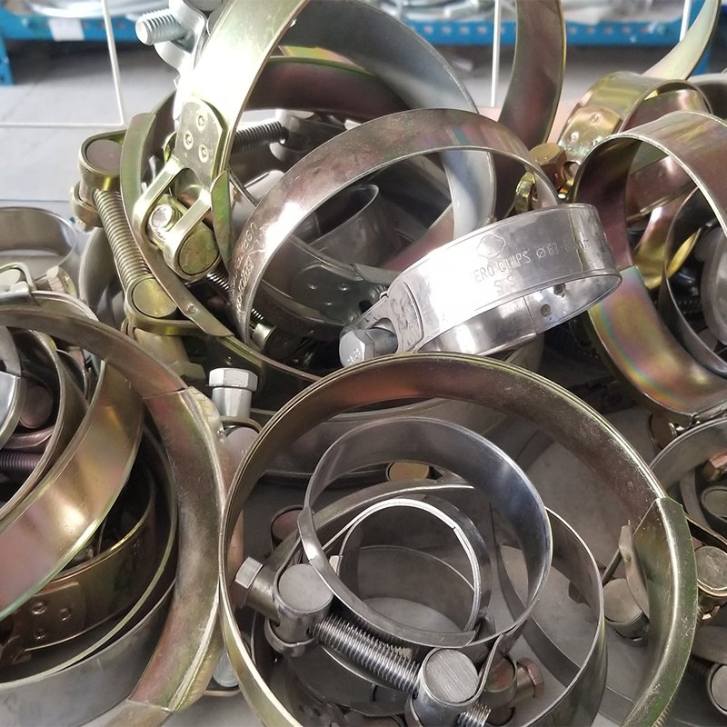 All Stainless Steel 316 Band Width 14.2mm a Type Hose Clamps with Cover Housing